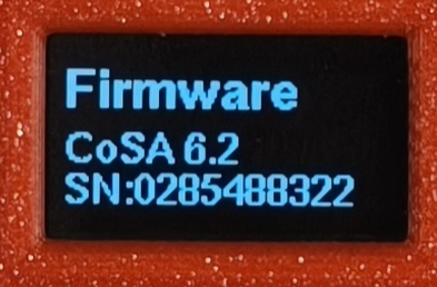 Versione Firmware